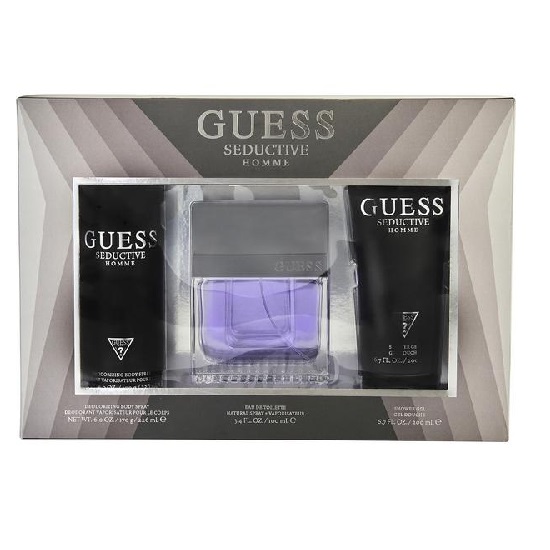 ESTUCHE-GUESS-SEDUCTIVE-HOMBRE.jpg ESTUCHE GUESS GUESS SEDUCTIVE HOMBRE 3PZS 100ML EDT  DESODORANTE + GEL DE BAÑO - Image 1