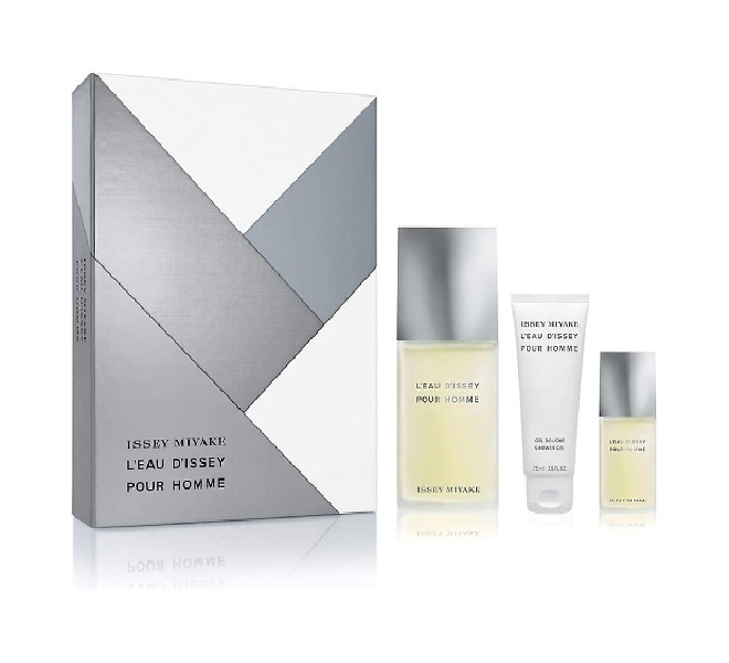 ESTUCHE-ISSEY-HOMBRE.jpg ESTUCHE ISSEY MIYAKE ISSY MIYAKE HOMBRE 3PZS 100ML EDT + 15ML EDT + GEL DE BAÑO - Image 1
