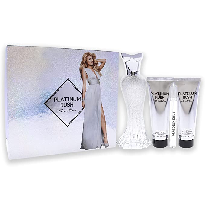 ESTUCHE-PLATINUM-RUSH.jpg ESTUCHE PARIS HILTON PLATINUM RUSH MUJER 4PZS 100ML EDP + 10 ML + GEL DE BAÑO + CREMA - Image 1