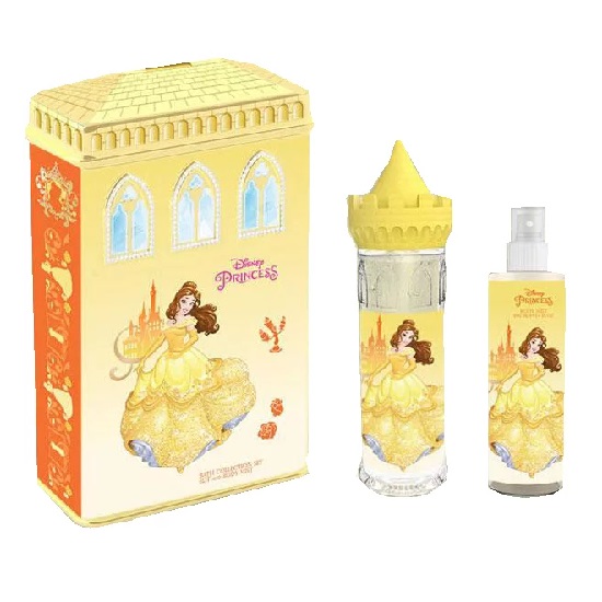 ESTUCHE DISNEY PRINCESAS BELLA NIÑAS 2PZS 100ML EDT + SPLASH