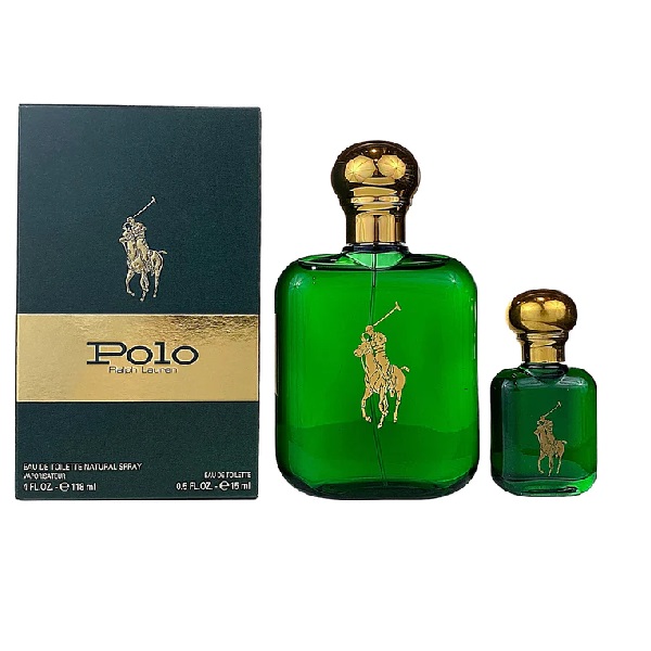 ESTUCHE RALPH LAUREN POLO VERDE 2PZS 118ML EDT + 15ML EDT