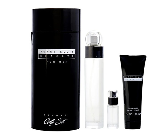 ESTUCHE PERRY ELLIS RESERVA HOMBRE 3PZS 100ML EDT + 7.5ML EDT + AFTER SHAVE