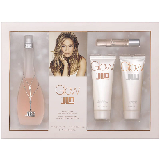 Estuche-Jennifer-Lopez-Glow-EDT-W-4-Pc-SP-100-ml-BL-75-ml-SG-75-ml-SP-7_5-ml.png ESTUCHE JENNIFER LOPEZ GLOW MUJER 3PZS 100ML EDT + CREMA + SHOWER GEL - Image 1