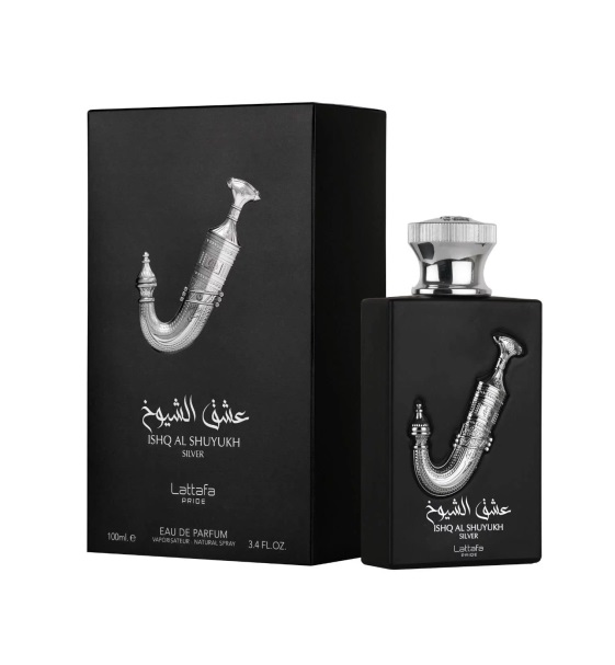ISHQ-AL-SHUYUKH-SILVER-UNISEX-100ML-EDP-LATTAFA.jpg ISHQ AL SHUYUKH SILVER UNISEX 100ML EDP LATTAFA - Image 1