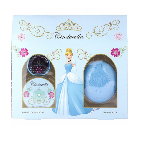 ESTUCHE DISNEY CENICIENTA 2PZS 50ML EDT + JABON