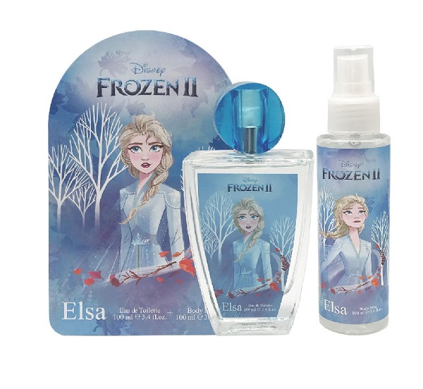 ESTUCHE DISNEY PRINCESAS FROZEN II ELSA NIÑAS 2PZS 100ML EDT + SPLASH