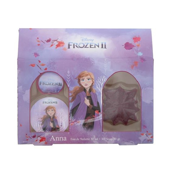 ESTUCHE DISNEY FROZEN II ANNA 2PZS 50ML EDT + JABON