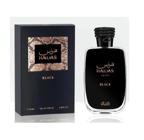 HAWAS BLACK HOMBRE 100ML EDP RASASI